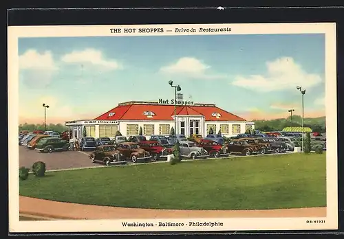 AK Washington D.C., The Hot Shoppes, Drive-in Restaurants