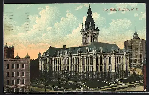 AK Buffalo, NY, View of the City Hall
