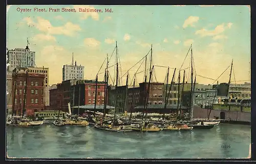 AK Baltimore, MD, Oyster Fleet, Pratt Street