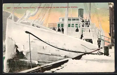 AK Juneau, AK, Steamer Santa Clara as she appears in Winter