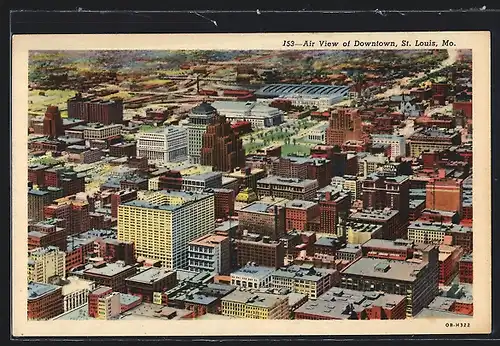 AK St. Louis, MO, Air View of Downtown