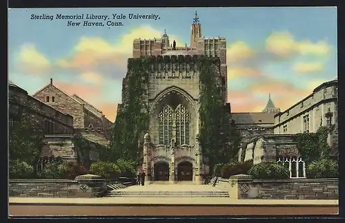 AK New Haven, CT, Sterling Memorial Library, Yale University