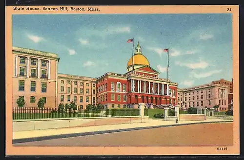 AK Boston, MA, State House, Beacon Hill