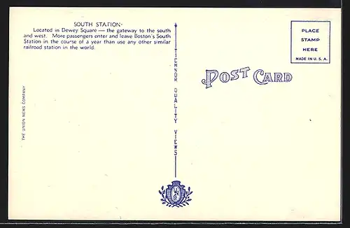AK Boston, MA, View of South Station