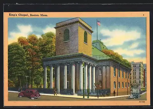 AK Boston, MA, View of King`s Chapel