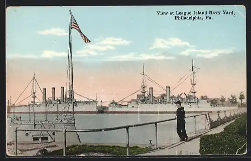 AK Philadelphia, PA, View at League Island Navy Yard