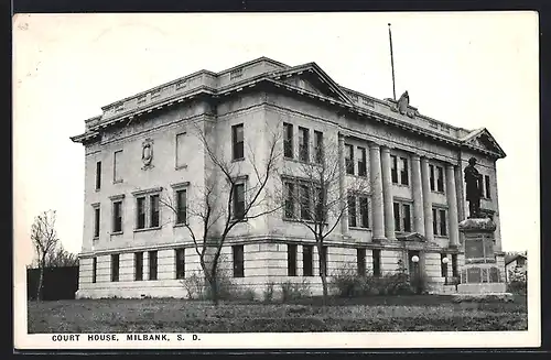 AK Milbank, SD, The Court House in Fall
