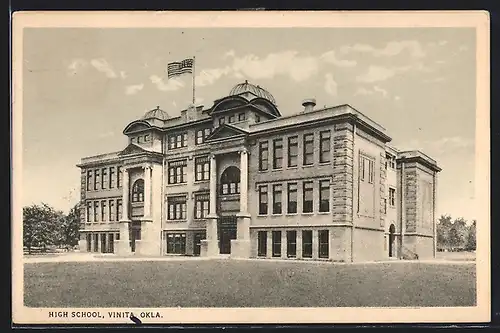 AK Vinita, OK, View of the High School