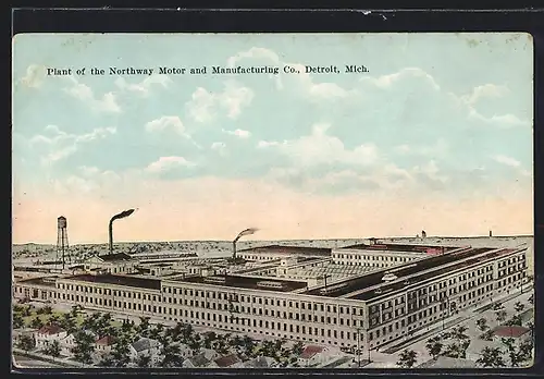 AK Detroit, MI, Plant of the Northway Motor and Manufacturing Co.