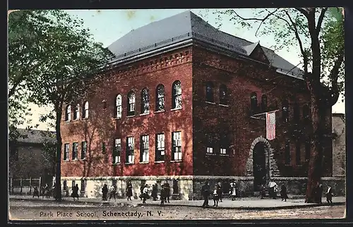 AK Schenectady, NY, Children at Park Place School