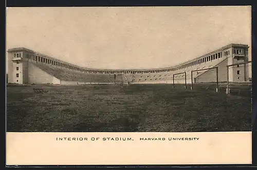 AK Cambridge, MA, Harvard University, Interior of Stadium