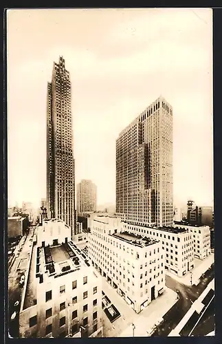 AK New York, NY, View of the Rockefeller Center