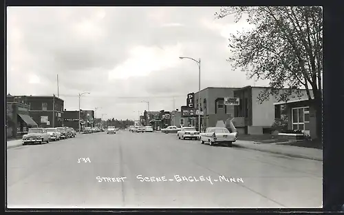 AK Bagley, MN, Street Scene