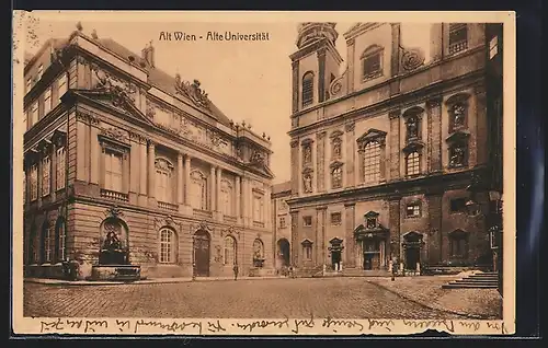 AK Wien, Partie an der alten Universität