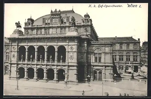 AK Wien, K. k. Hof-Operntheater