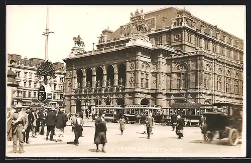 AK Wien, Strassenpartie vor der Staatsoper