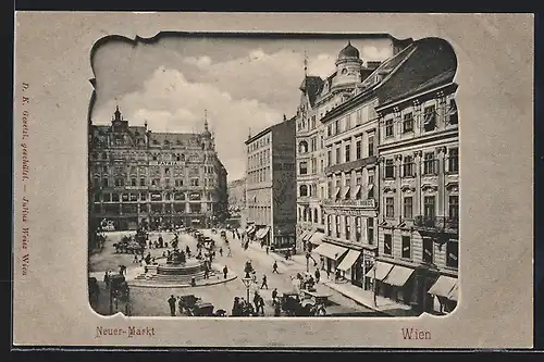 AK Wien, Reger Verkehr auf dem Neuen Markt