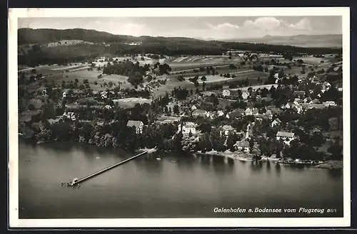 AK Gaienhofen a. Bodensee, Teilansicht, Fliegeraufnahme