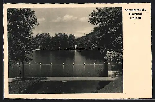 AK Eiserfeld, Freibad in der Sommerfrische
