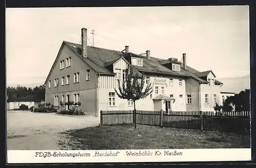 AK Weinböhla /Meissen, FDGB-Erholungsheim Heidehof