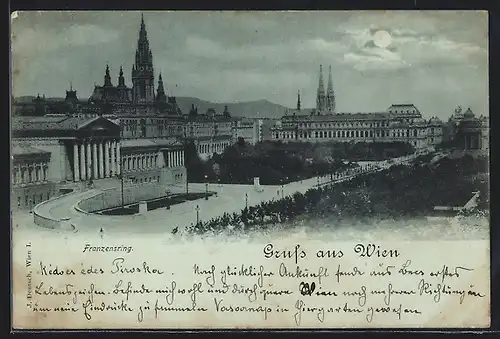 AK Wien, Blick auf den Franzensring