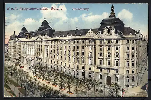 AK Wien, Stubenring, K. u. K. Kriegsministerium