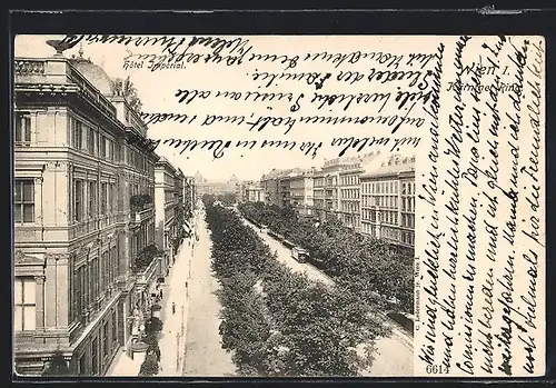 AK Wien, Der Kärntner-Ring mit dem Hotel Impérial