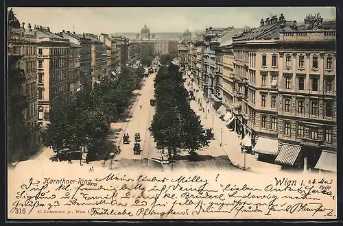 AK Wien, Kärntner-Ring mit Geschäften