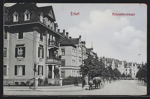 AK Erfurt, Partie in der Arnstädterstrasse