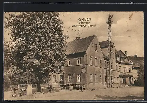 AK Clausa, Gasthaus von Reinh. Tausch