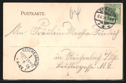 AK Zerbst, Kaiserliches Postamt