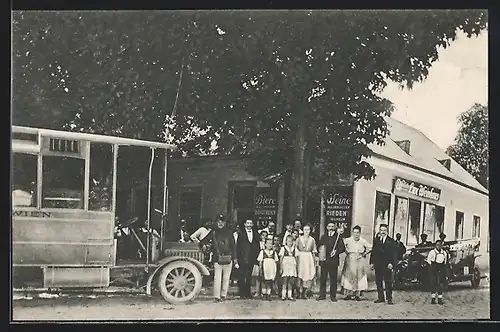 AK Wien, Weinhaus v. Wilhelm Lux, Pötzleinsdorferstrasse 67