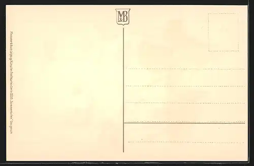 Künstler-AK Catharina Klein: Vase mit lilafarbenen Blumen