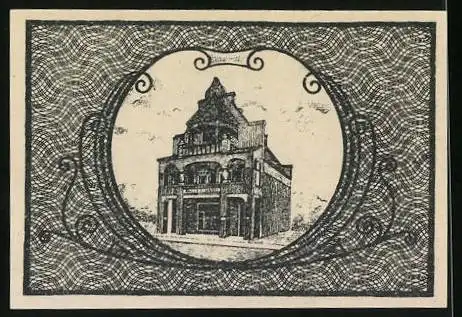 Notgeld Westerland 1918, 50 Pfennig, Bankhaus Janssen