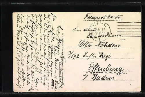 AK SM Torpedoboot T 108 im Sturm