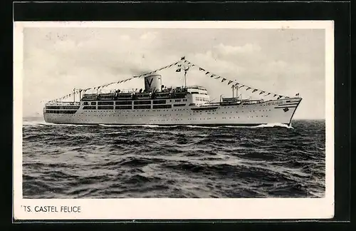 AK TS Castel Felice auf hoher See