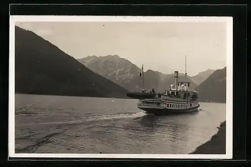 AK Dampfer Stadt Innsbruck auf dem Achensee