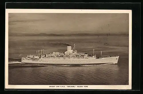 AK Passagierschiff RMS Orcades, Orient Line