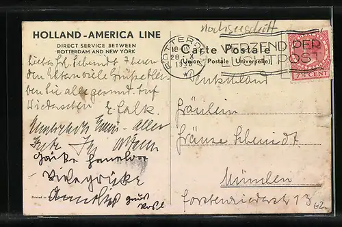 AK Passagierschiff TSS Niuew Amsterdam