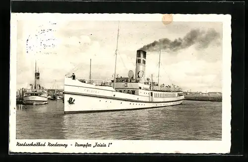 AK Norderney, Passagierschiff Frisia I