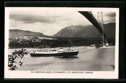 AK S. S. Camosun, Union Steamships Ltd.