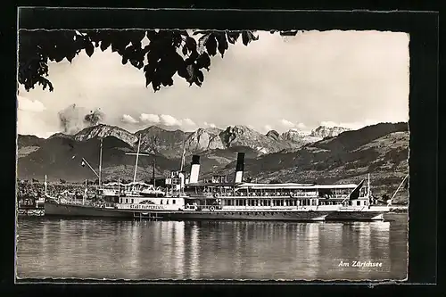 AK Dampfer Stadt Rapperswil am Zürichsee