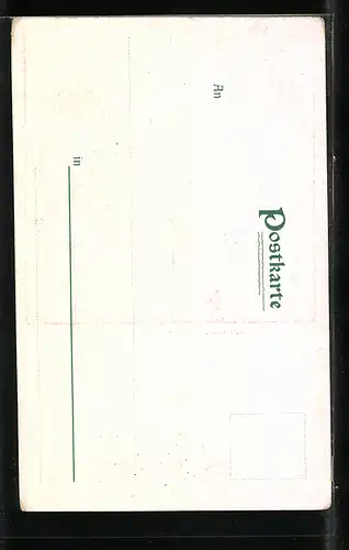 Künstler-AK Dampfer Lohengrin, Ruine Rheinstein