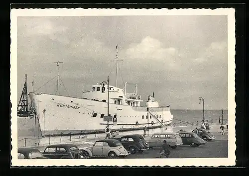 AK Wilhelmshaven, Bäderdampfer Rüstringen im Hafen