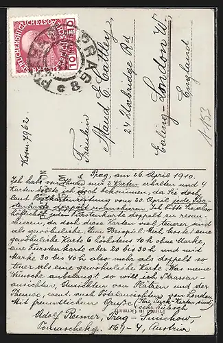 AK Nikolaus Fürst v. Montenegro mit Abzeichen