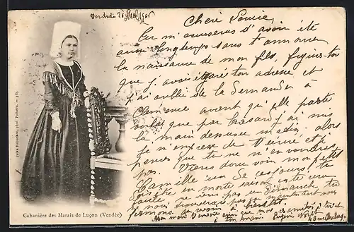 AK Cabanière des Marais de Lucon (Vendée)