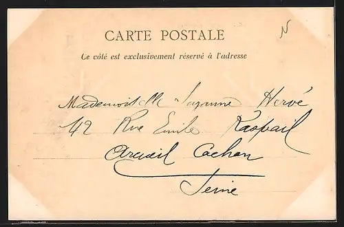 AK Angers, Coiffe et vue d`Angers