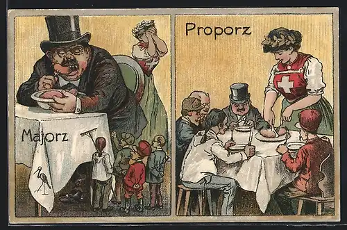 AK Majorz und Proporz, Für Proporz & Wahlgerechtigkeit 1910, Arbeiterbewegung