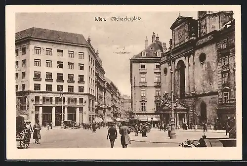 AK Wien, Partie am Michaelerplatz