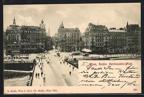 AK Wien, Kaiser Ferdinands-Platz
